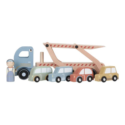 Camion en bois porte véhicule