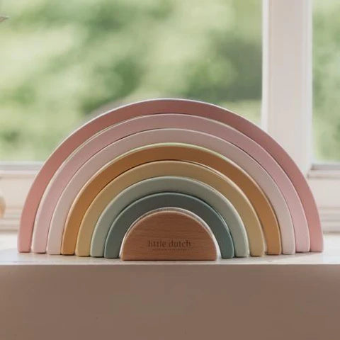 Arc-en-ciel en bois #Fairy Garden