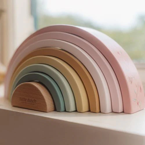 Arc-en-ciel en bois #Fairy Garden