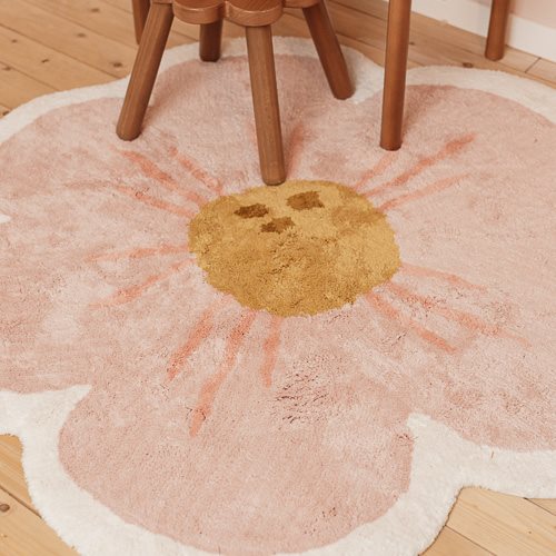 Tapis Fleur - 110 x 110 cm
