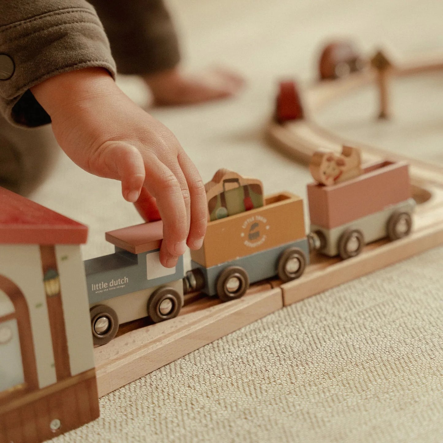 Circuit de train XL en bois