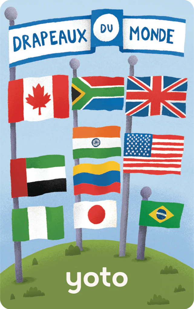 Carte Yoto #Drapeaux du monde