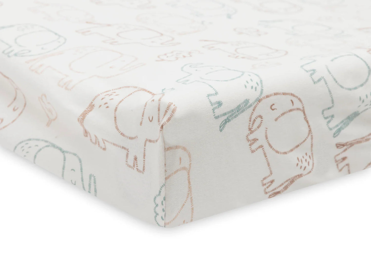 Housse matelas à langer Jersey 50x70cm #Elephant Tales