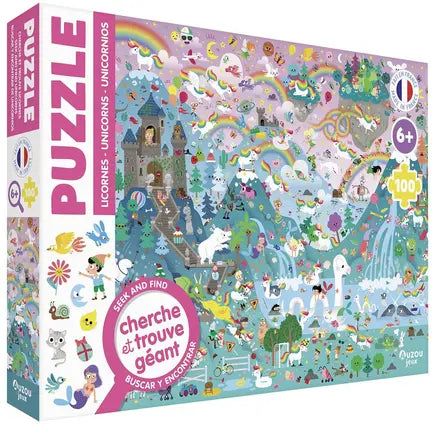 Puzzle et cherche et trouve #Licornes