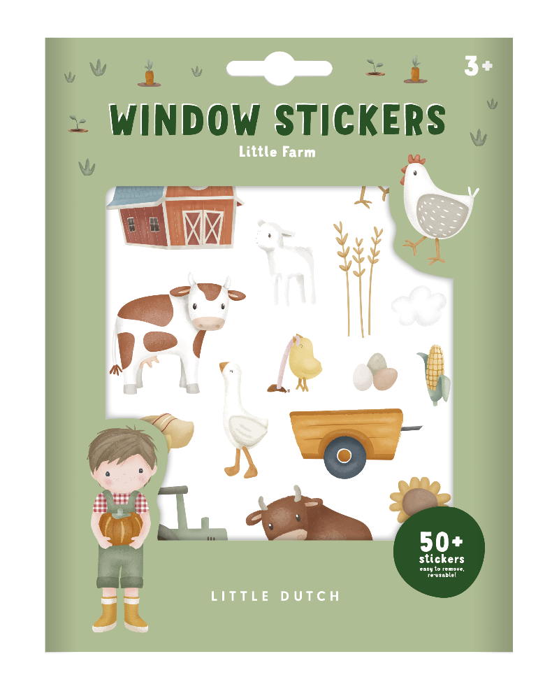 Autocollants de fenêtre #Little Farm