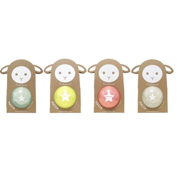 Petit ballon pailleté 10 cm argent #mouton