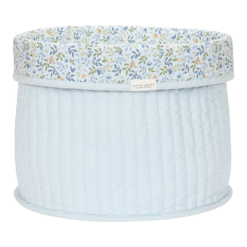 Panier de commode matelassé grand (réversible) #Forest Adventure