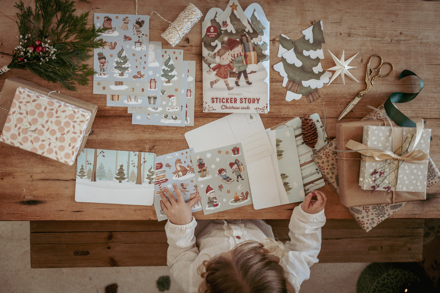 Carnet de stickers 18pcs #Noël