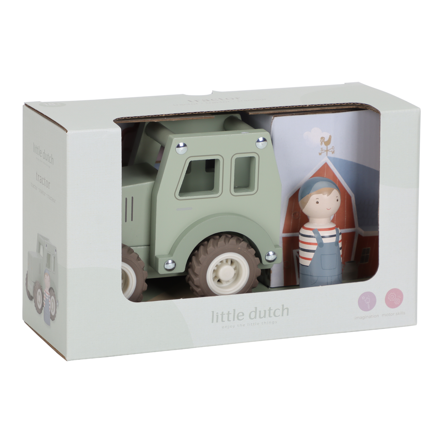 Jouet en bois - tracteur - little dutch