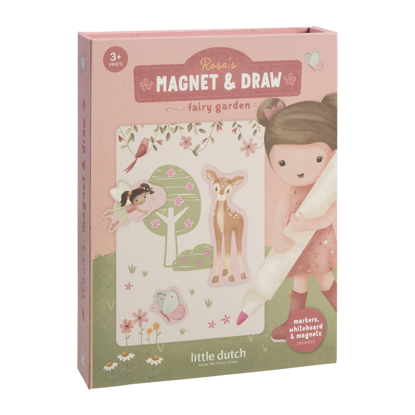 Livre de dessin magnétique Rosa - Fairy Garden