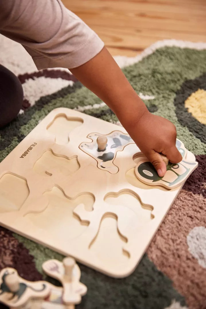 Puzzle en bois #A la ferme