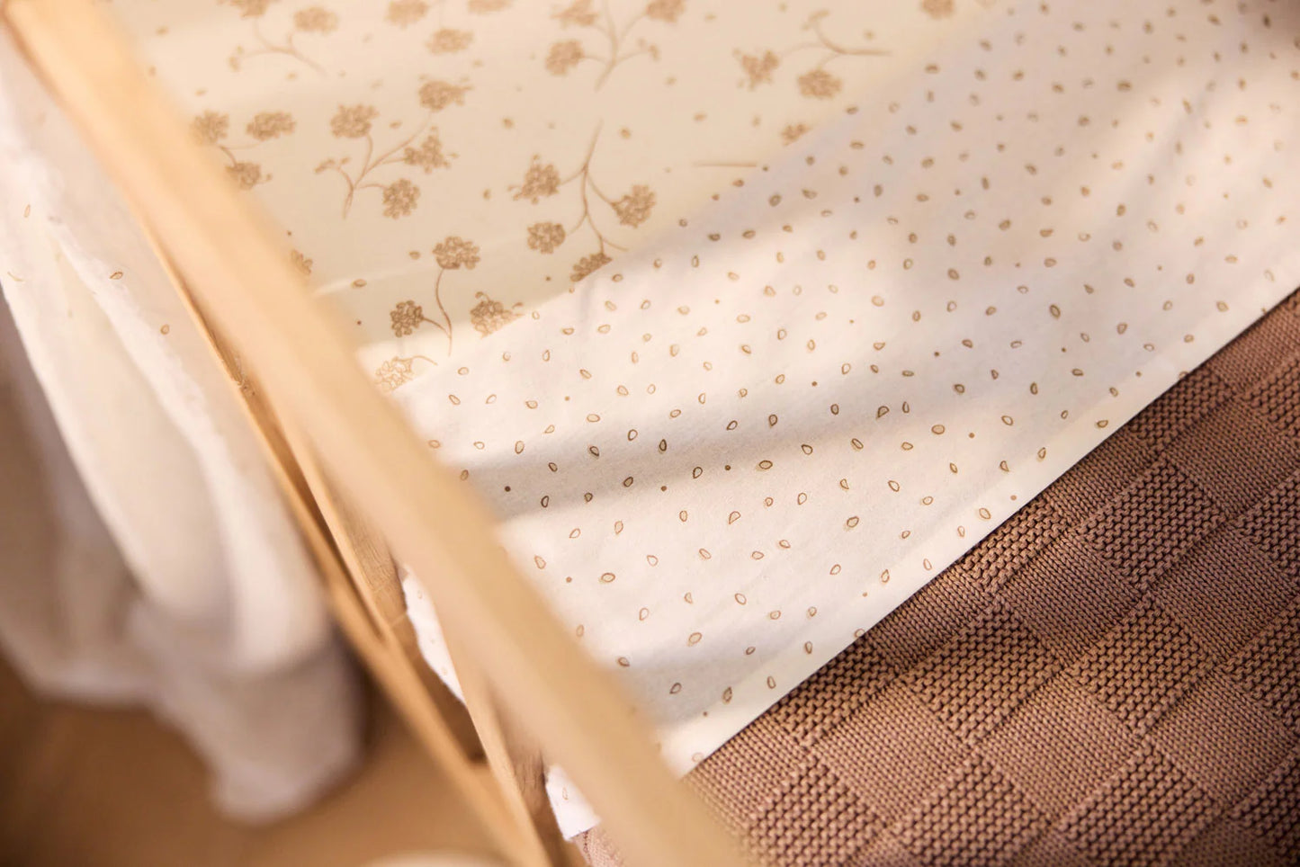 Drap-housse Jersey 60x120cm #Leafy Dreams