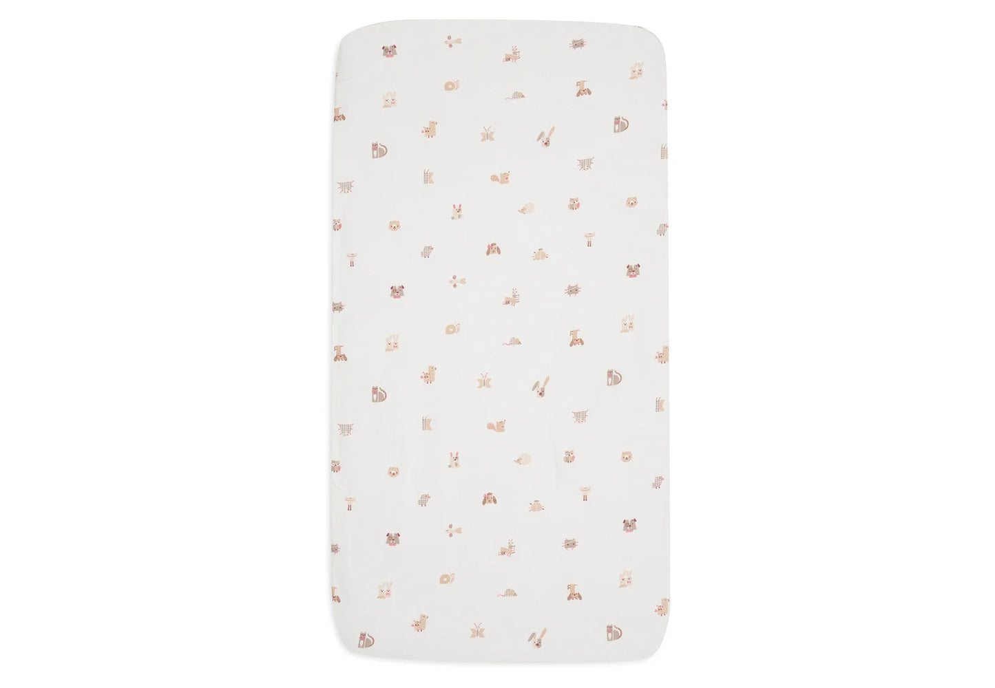 Drap-housse Jersey 60x120cm #Animal Friends