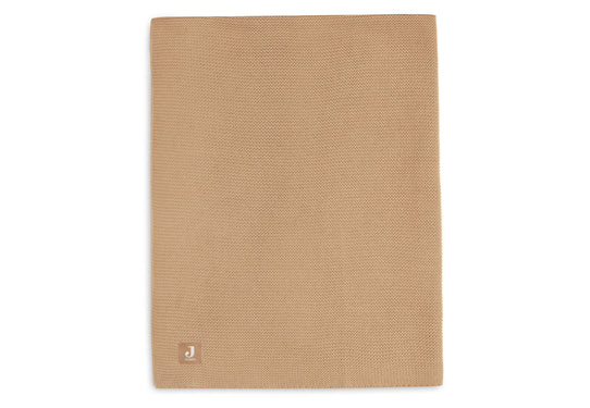 Couverture Berceau Basic Knit #Biscuit