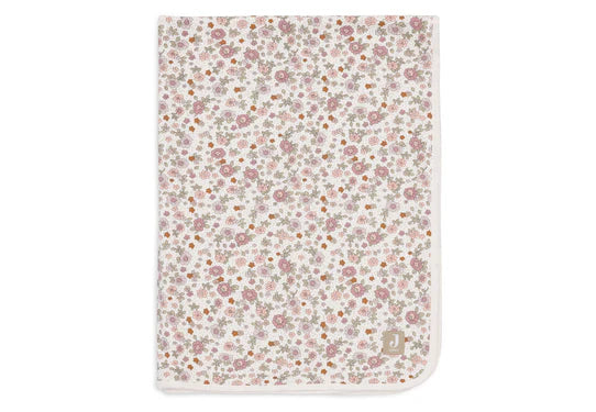 Couverture Berceau Jersey 75x100cm #Retro Flowers