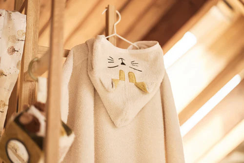 Poncho de bain Eponge #Charlie le chat