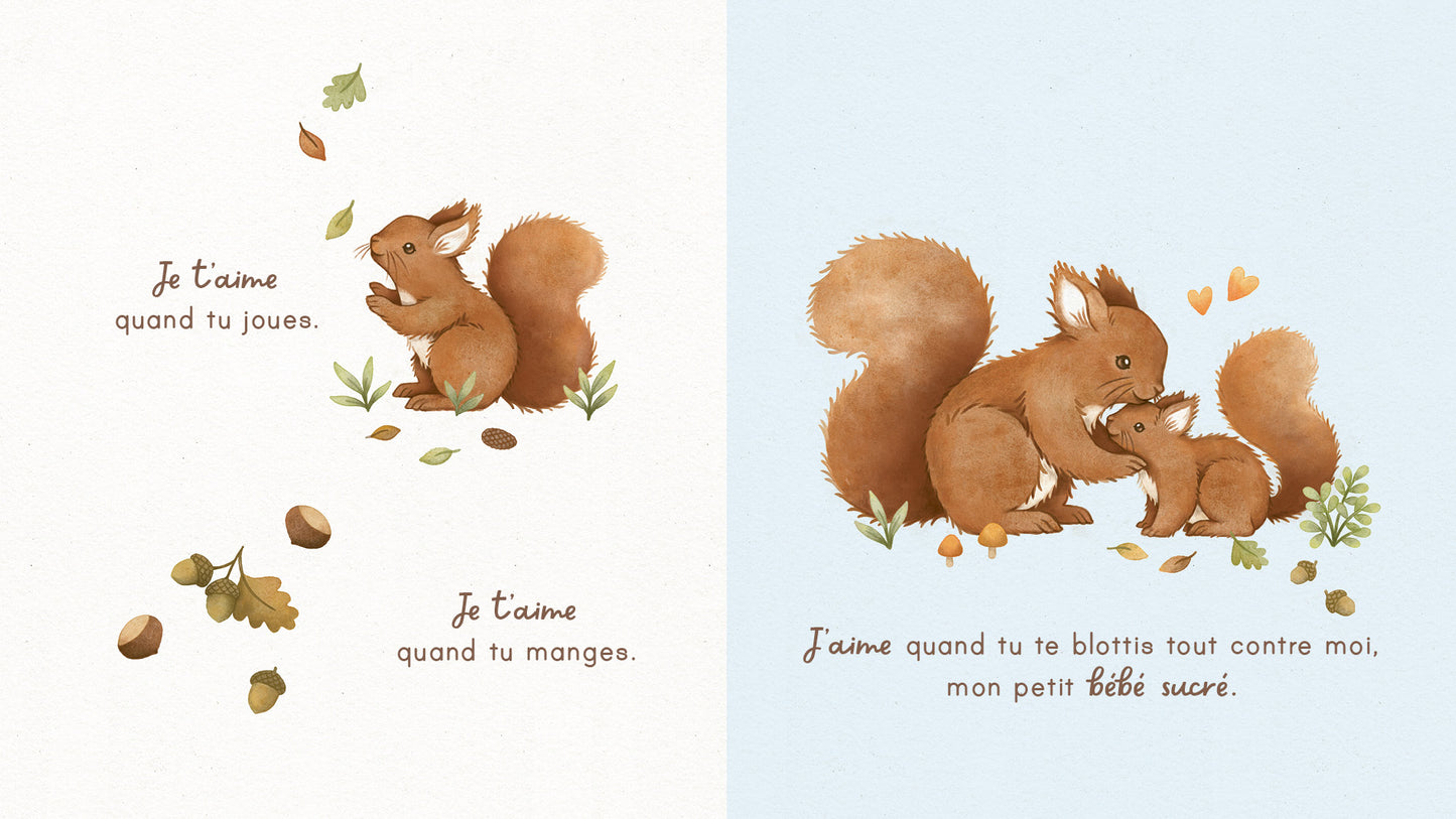 Je t'aime bébé #Bisous du matin | Livre 123 soleil