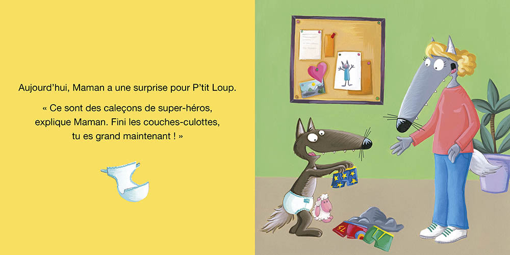 P'tit loup ne met plus de couche