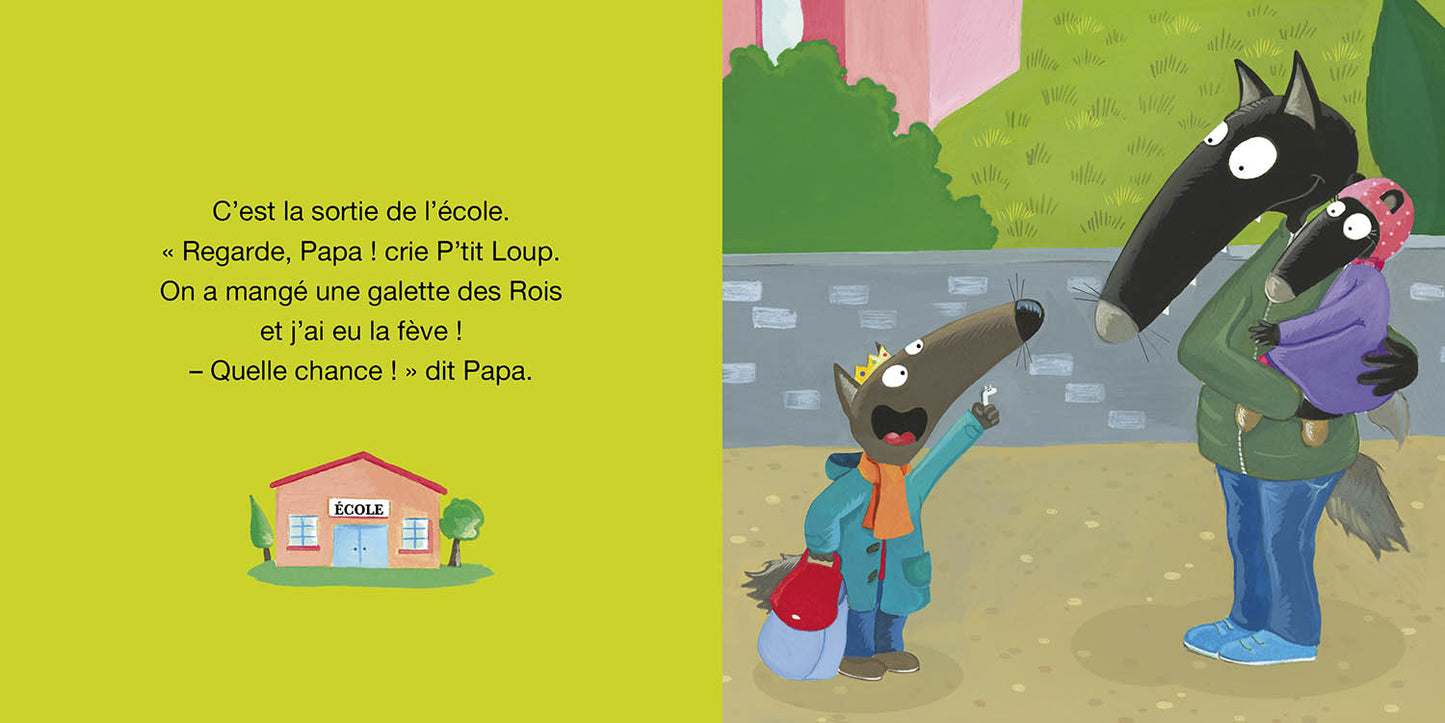 P'tit loup est le roi de la galette