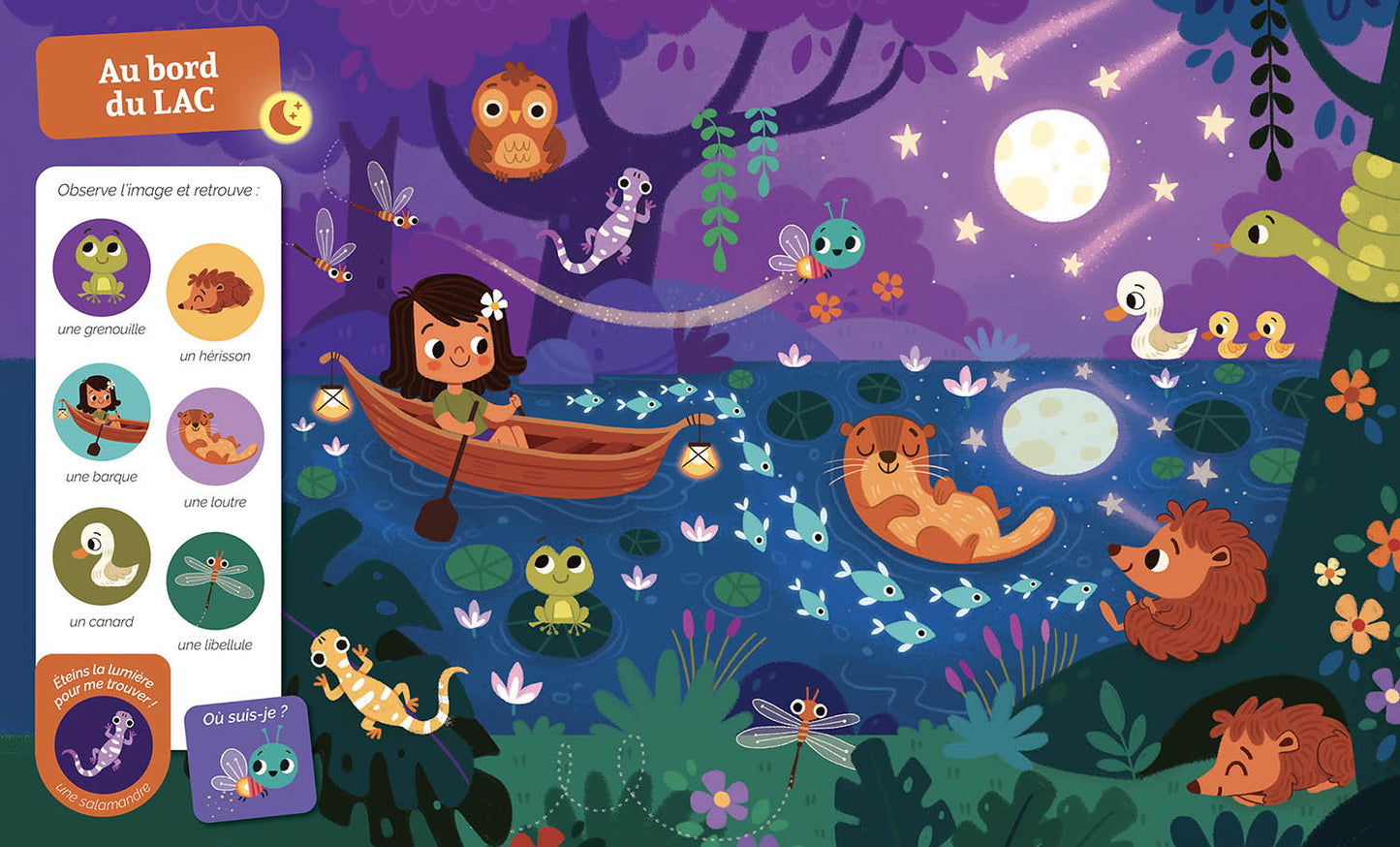 Cherche et trouve des tout petits #Qui brille dans la nuit.