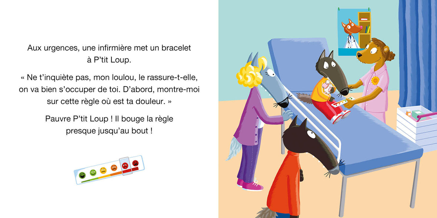 P'tit loup va a l'hôpital