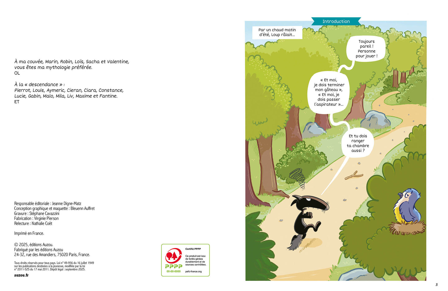 La bd de loup #Aventure en mytholougie