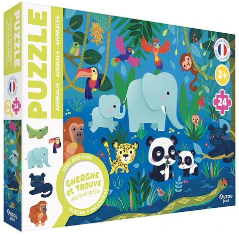Puzzle et cherche et trouve #tout petits animaux