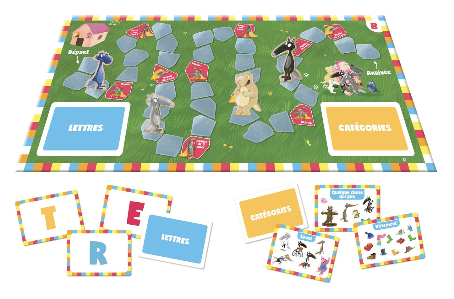 Le petit bac de loup | Jeu de société | Auzou