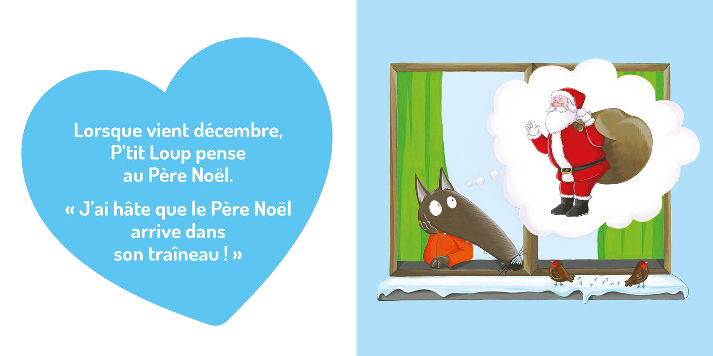 P'tit loup aime le Père Noel