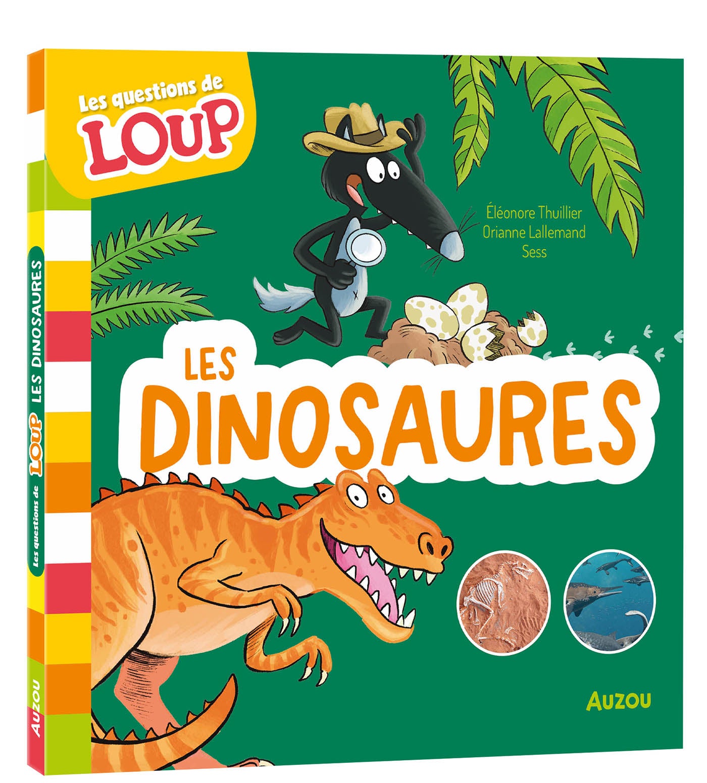 Les questions de loup - Dinosaures - Auzou