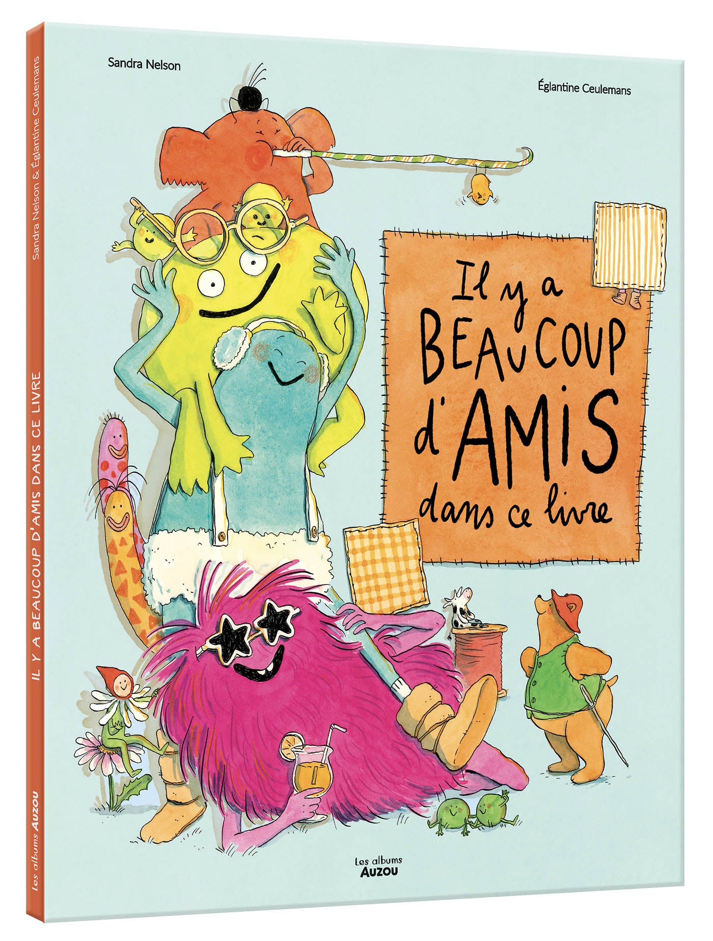 Il y a beaucoup d'amis dans ce livre - Les albums Auzou