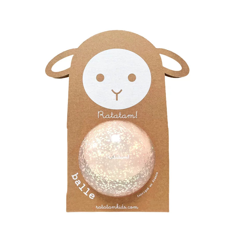 Petit ballon bulle 10cm rose #mouton