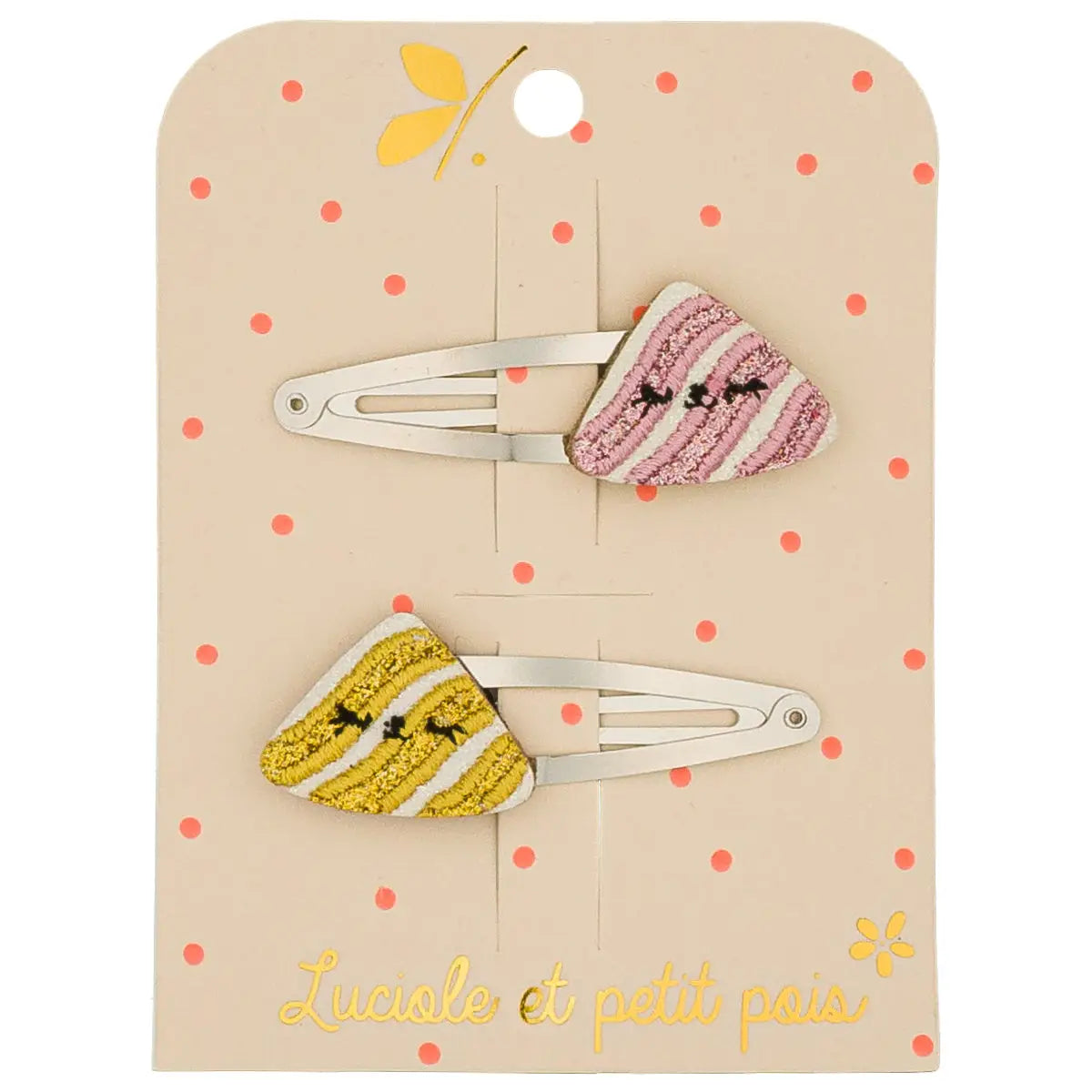 Barrettes Coco le Berlingot - Luciole et Petit Pois