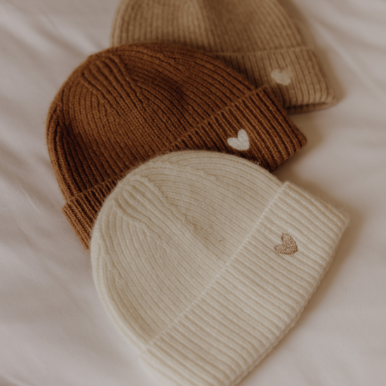 Bonnet en laine - Sable - Atelier Wagram
