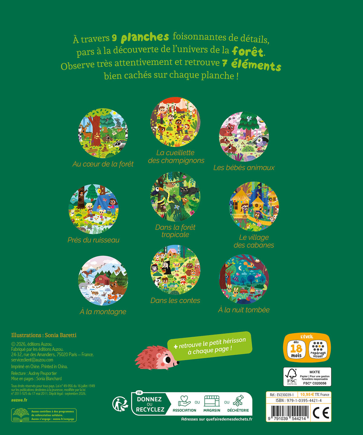 Cherche et trouve des tout-petits – Dans la forêt – Auzou