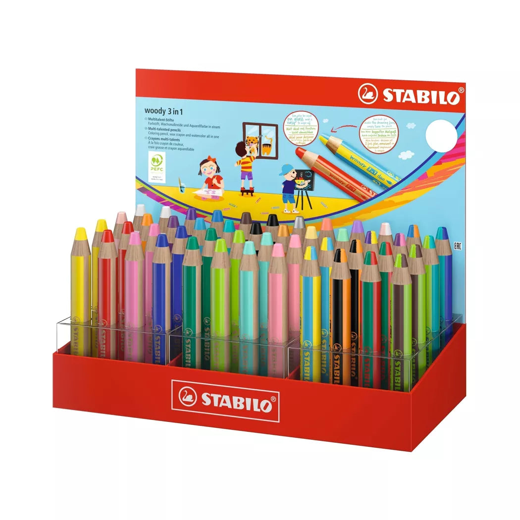 Crayon à l’unité woody 3 en 1 - Stabilo