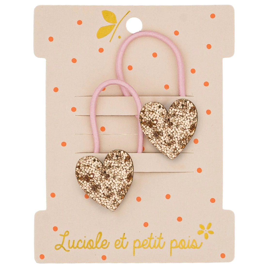 Élastiques Cœurs Roses - Luciole et Petit Pois