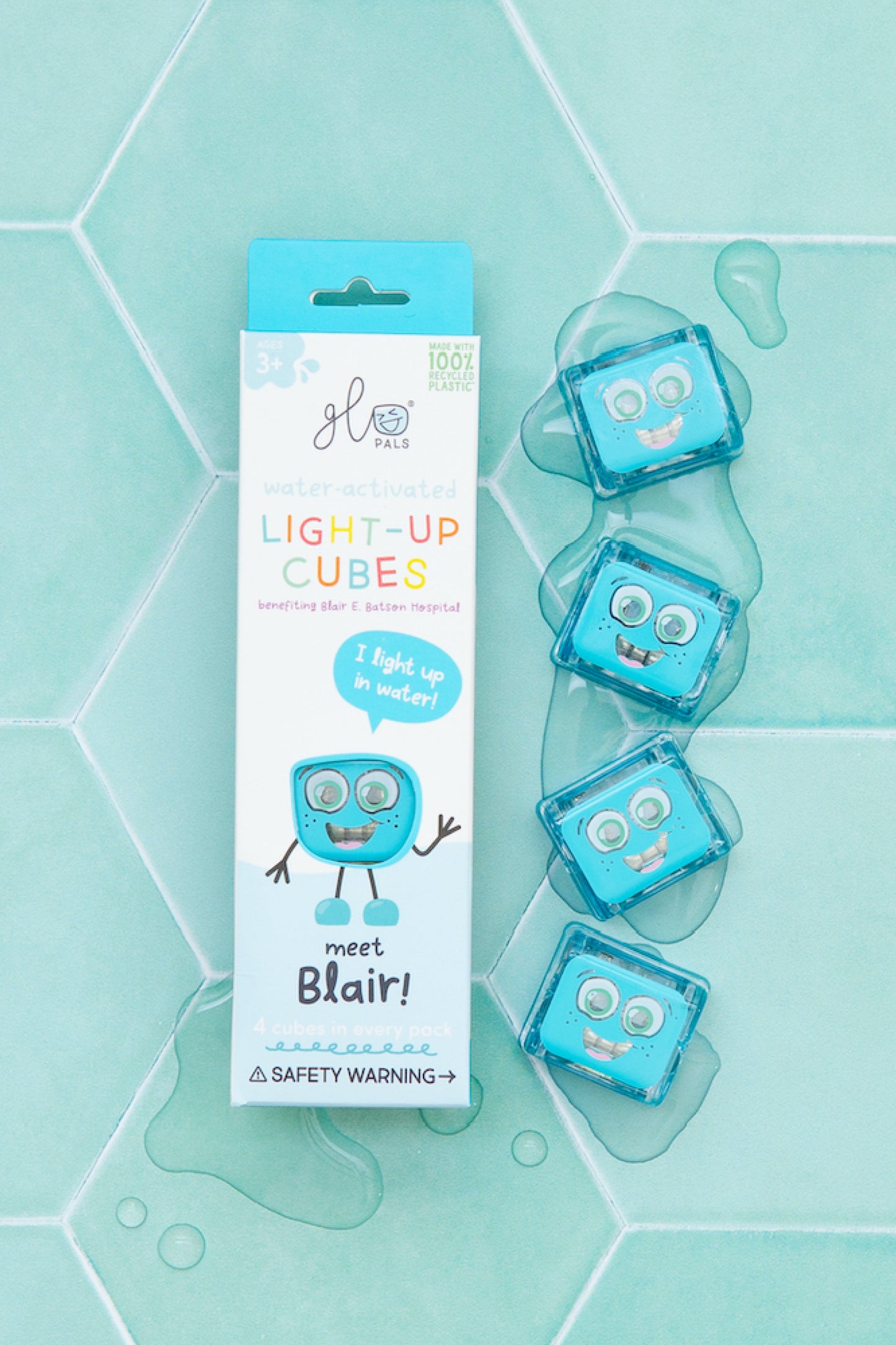 Blair cubes lumineux #bleu