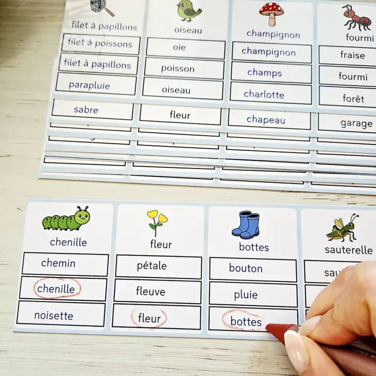 Je retrouve le bon mot - Les lots d'Elo