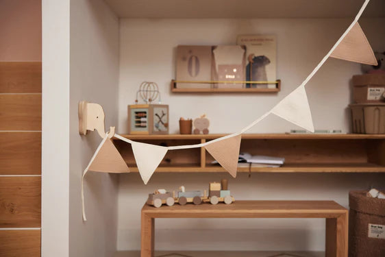 Guirlande de drapeau #Ivory & Biscuit