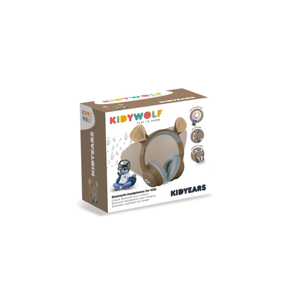 Casque audio enfant Ours - Kidyears - Kidywolf