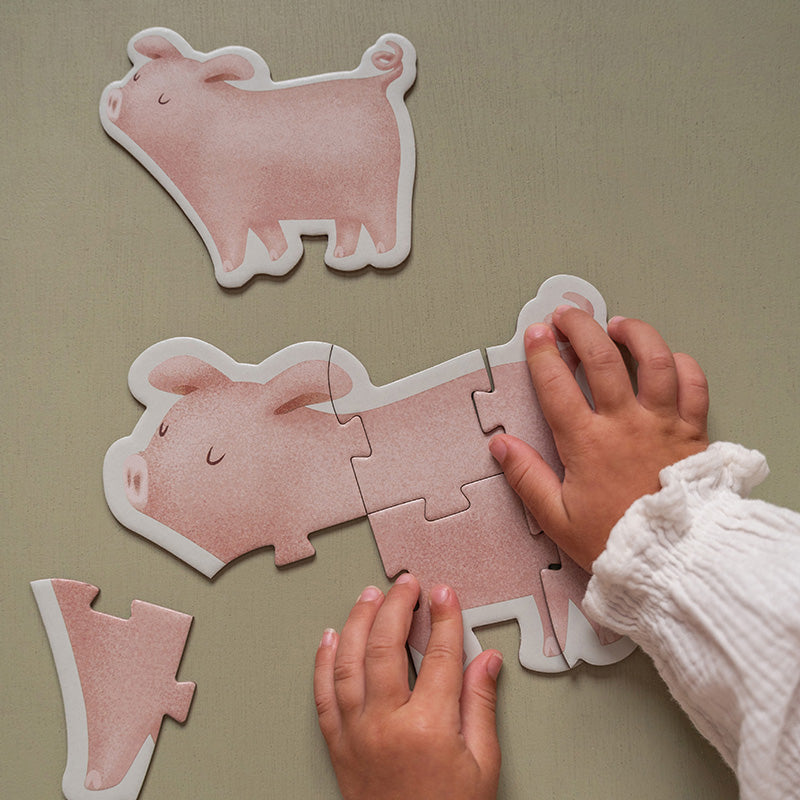 6 en 1 puzzle #Little Farm