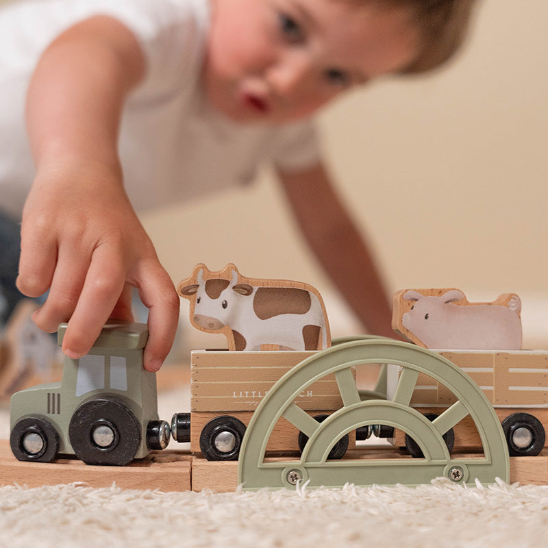 Circuit Train en Bois #Little Farm