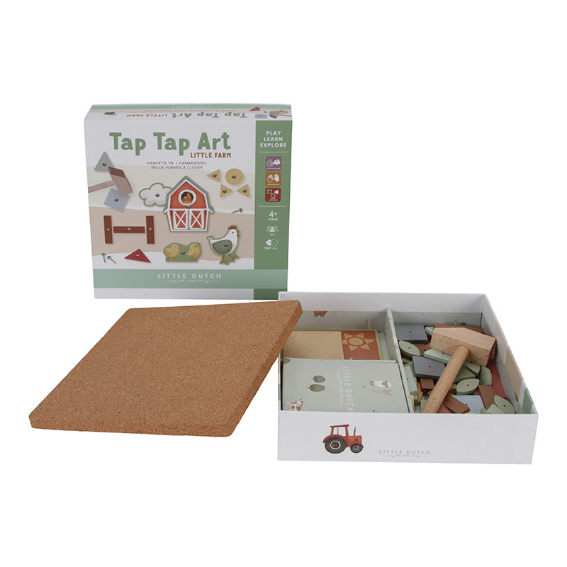 Jeu de formes à clouer #Little Farm