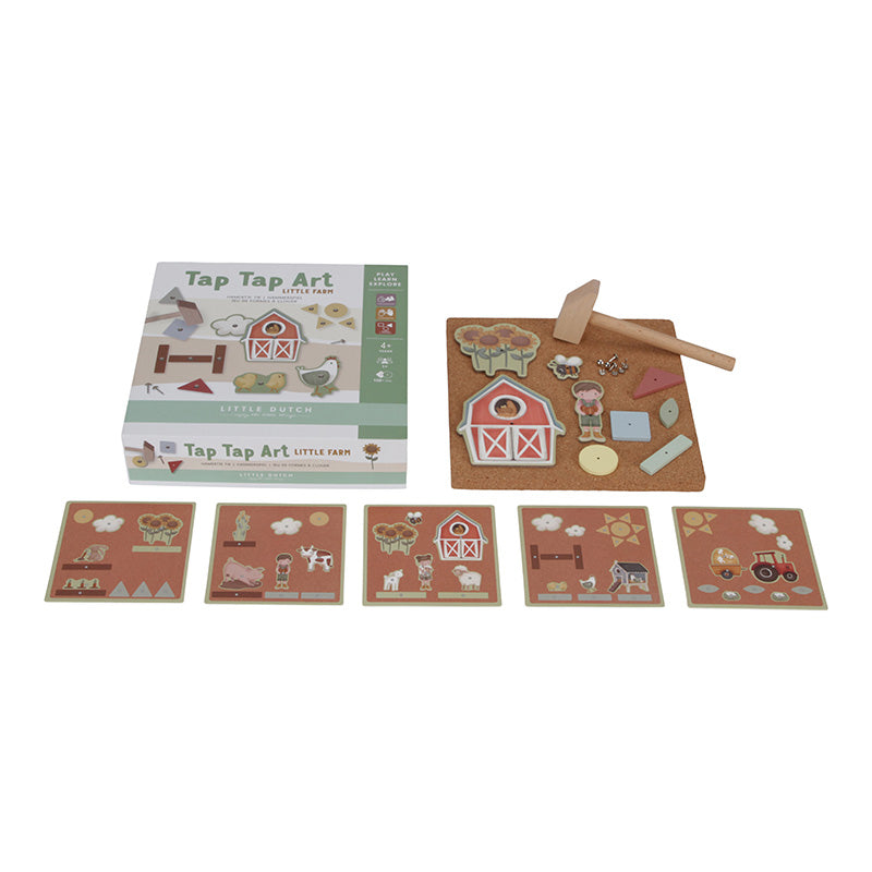 Jeu de formes à clouer #Little Farm