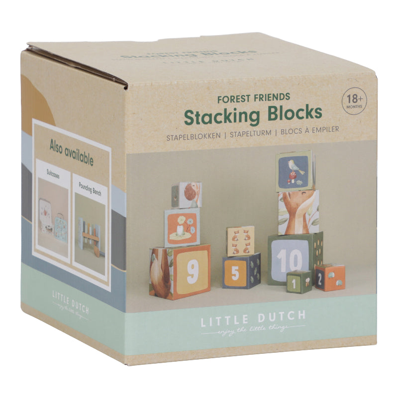 Cubes à empiler en carton #Forest Friends
