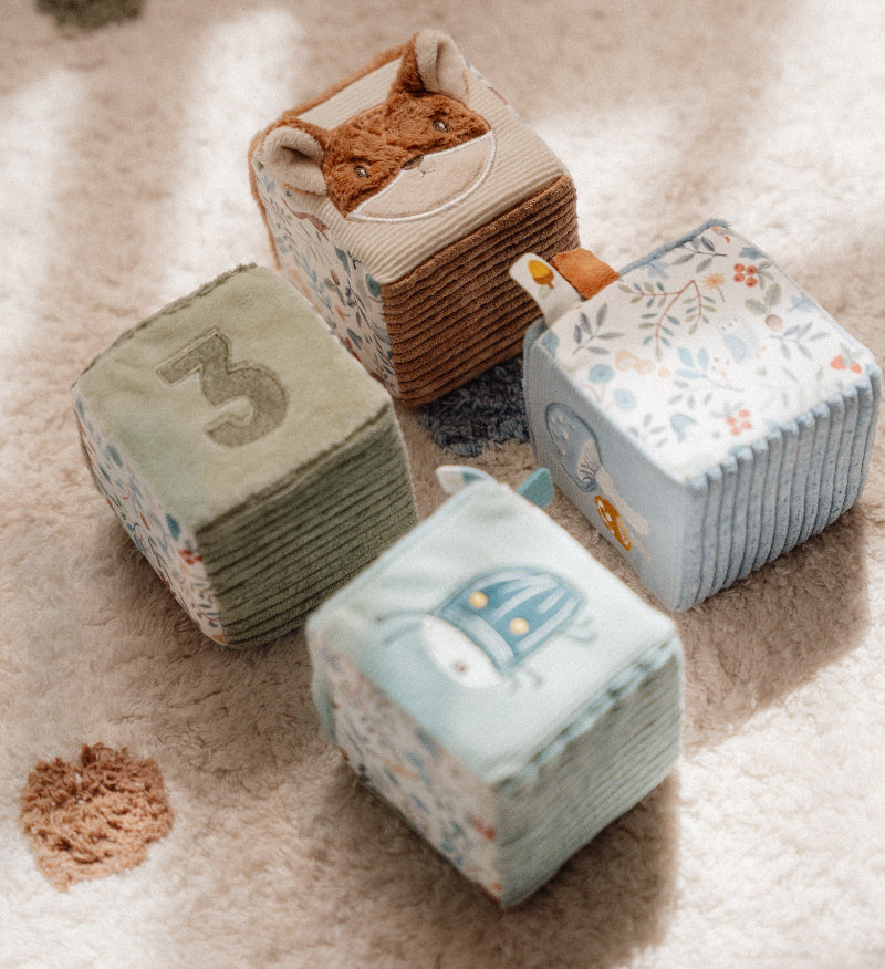 Lot de 4 cubes doux #Forest Friends