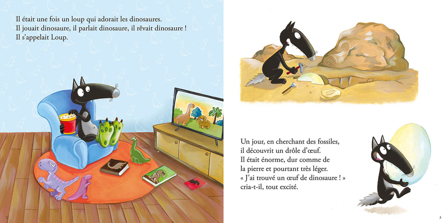 Le loup qui adorait les dinosaures - Auzou