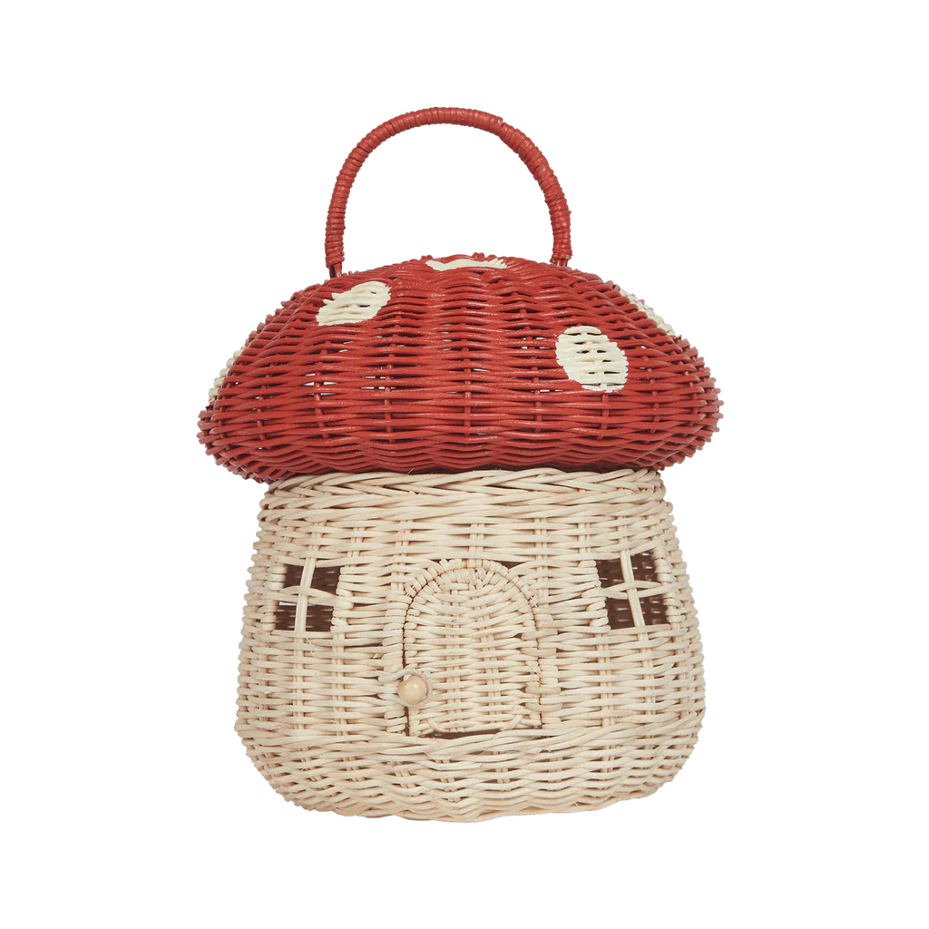 Maison champignons #rouge