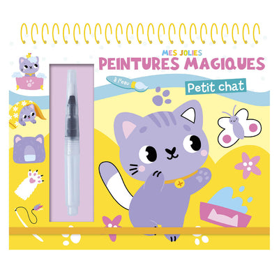 Mes jolies peintures magiques - Petit Chat - 123 soleil